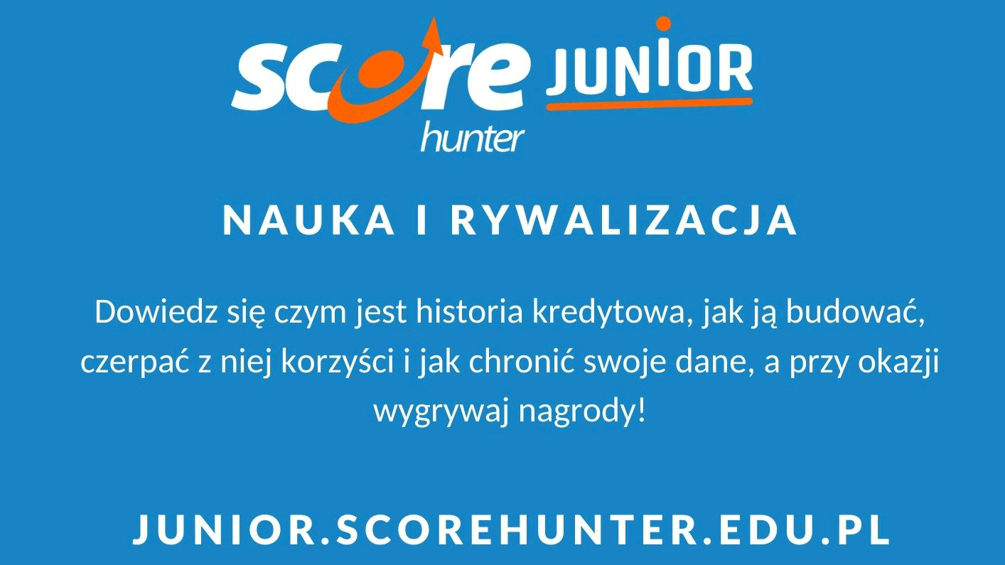 "Score Hunter Junior" - zbieraj punkty i wygraj nagrody!