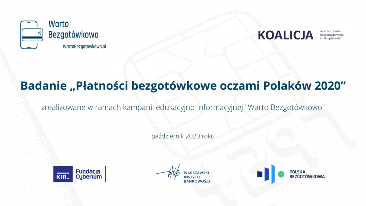 "Warto Bezgotówkowo 2020": pandemia zmienia zwyczaje płatnicze Polaków