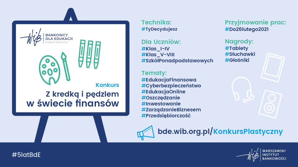 Konkurs "Z kredką i pędzlem w świecie finansów"