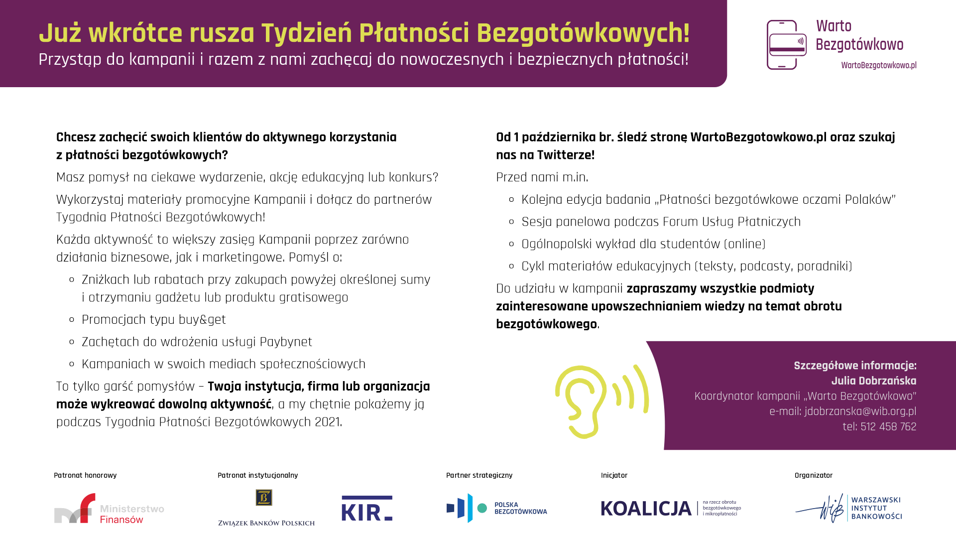 Już wkrótce rusza Tydzień Płatności Bezgotówkowych 2021