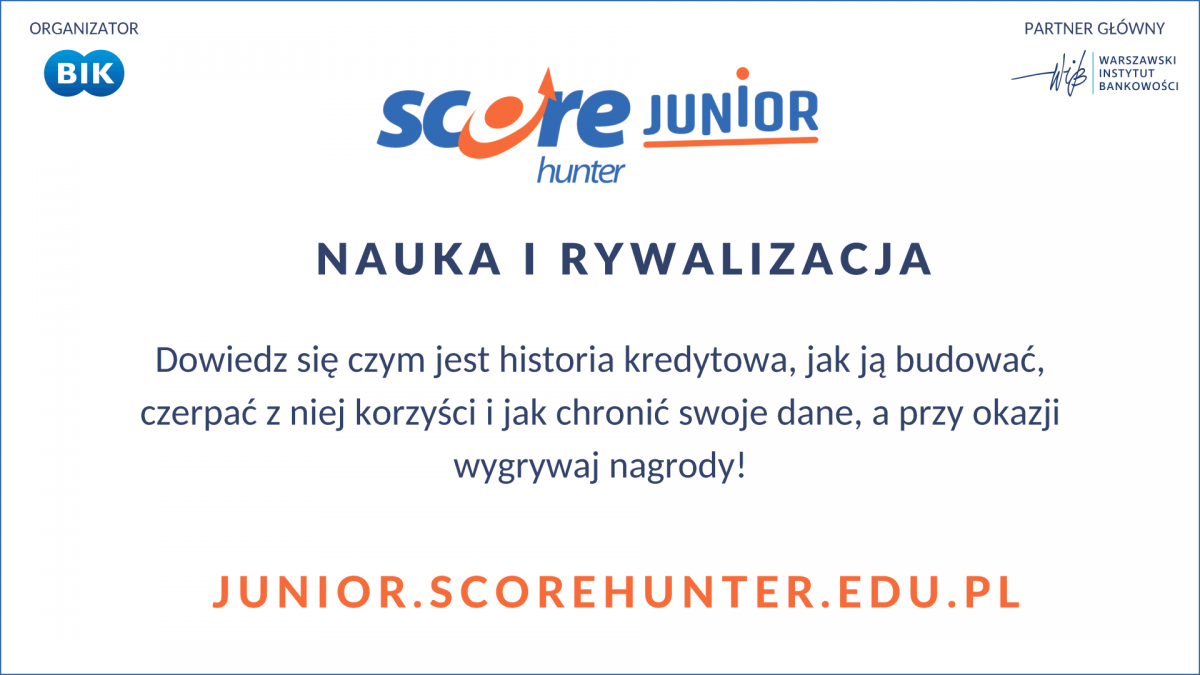 Konkurs Score Hunter Junior 2022