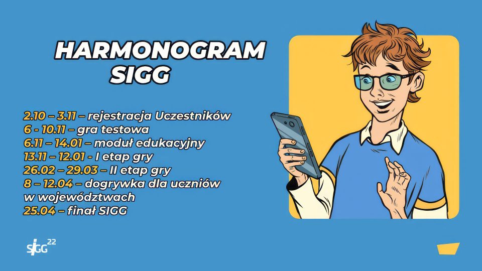 Harmonogram SIGG - Naucz się giełdy uczestnicząc w Szkolnej Internetowej Grze Giełdowej! Trwa rejestracja do tegorocznej edycji Konkursu.