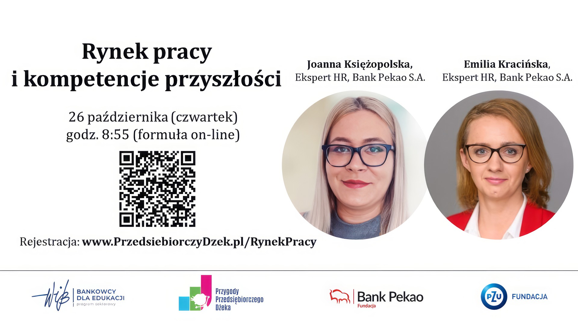 Ogólnopolska lekcja on-line "Rynek pracy i kompetencje przyszłości" - 26 października 2023 r., godz. 8.55