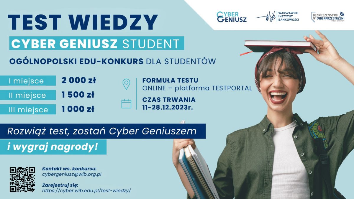 Ruszył konkurs Cyber Geniusz Student!